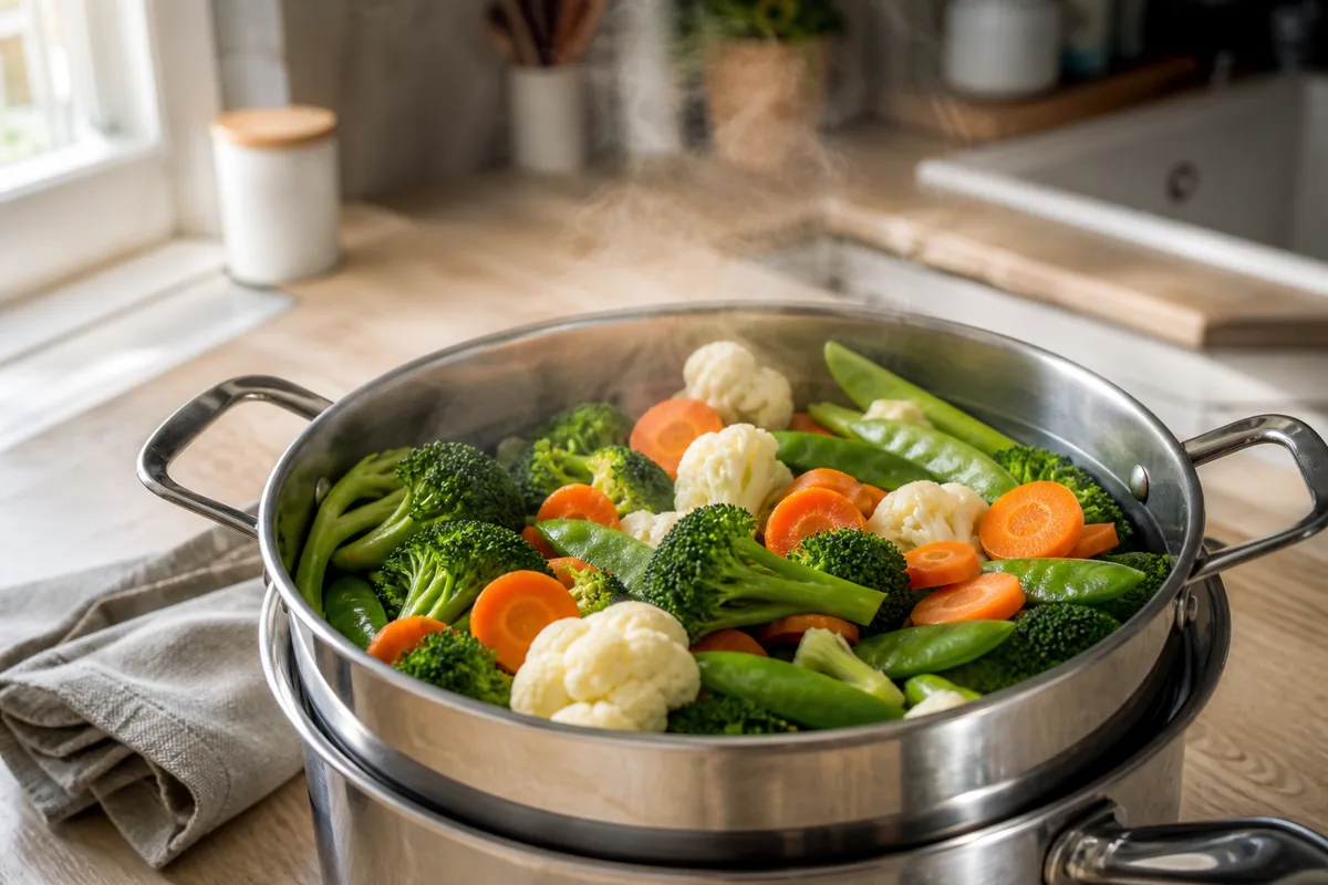 Cuisson vapeur et vitamines : cuisiner sans les perdre