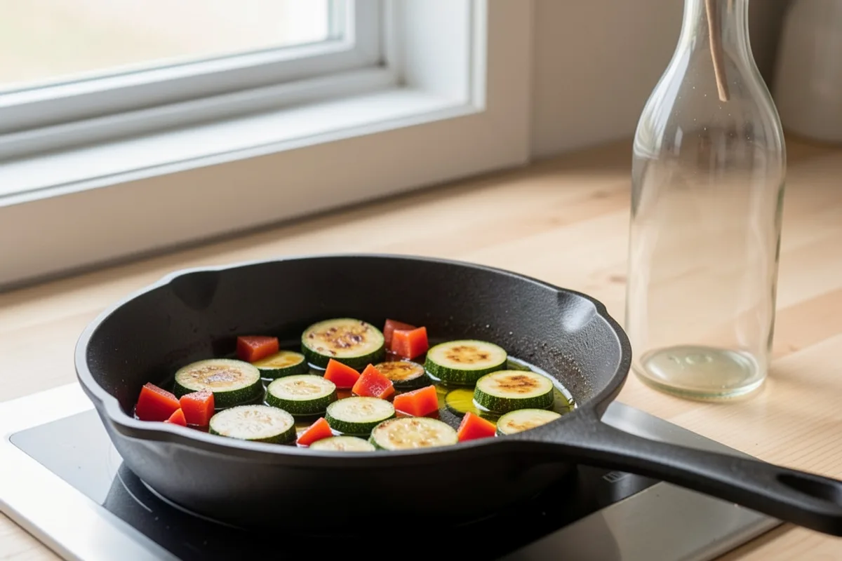 Cuisson à l'huile d'olive : températures et bons usages