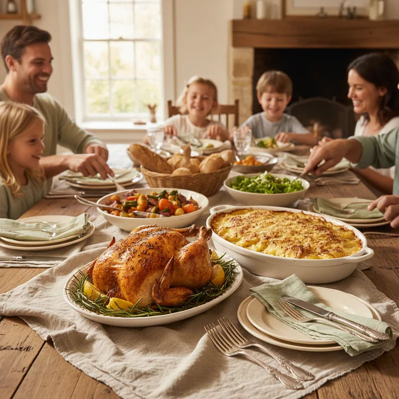 L'art du repas dominical en famille : recettes et rituels